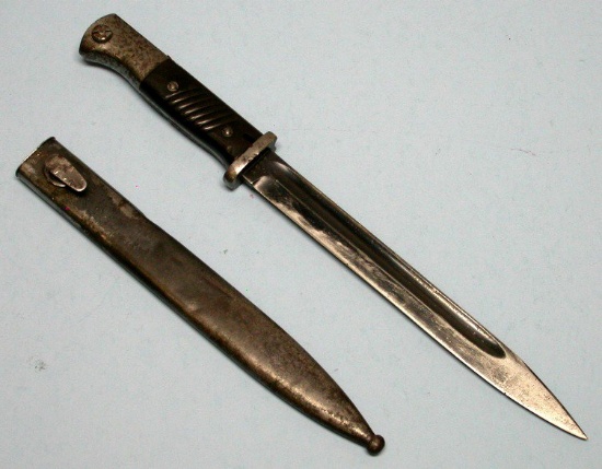 German Military WWII 98k Mauser Rifle Bayonet (A)