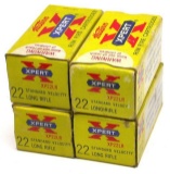 Four Western Super-X Collector Boxes Of .22 LR Ammunition (A)