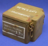 German Military WWII Zundmittel f.je.S.Mi.35. Engineer Steel Box (A)