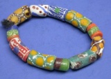 West African Mali Tribal Trade Bead Bracelet (A)