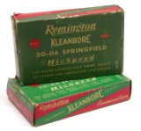 Two 20-Round Boxes of Remington Kleanbore 30-06 Soft Point Ammunition (RLR)