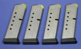 Four Yellow-Follower Smith & Wesson M4516-1 .45 ACP Stainless-Steel Pistol Magazines (RTW)