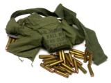 US Military WWII era .30 Carbine Ammunition Bandolier (ECA)