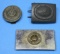 Three German Military WWII Belt Buckles (SMD)