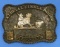 Sterling 1985 Vintage Hesston National Finals Rodeo Champion Belt Buckle (CPO)