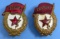 Two Soviet Military WWII Guards Badges (FGL)