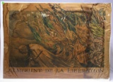1916-1918 L'Emprunt De La Liberation Jules Abel Faivre French War WWI Poster (KDW)
