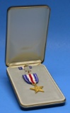 Cased US Military Silver Star Medal (SMD)