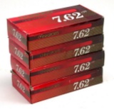 Four 20-Round Boxes of ChinaSports 7.62x39mm Ammunition (JGD)
