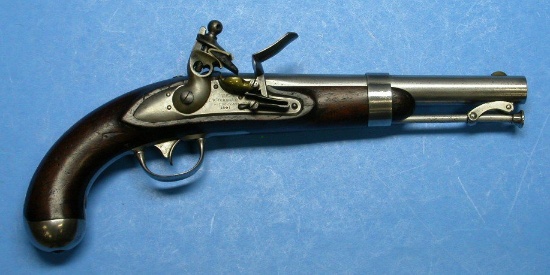 US Military M1836 .54 caliber Flintlock Pistol - Antique - no FFL needed (SLH)