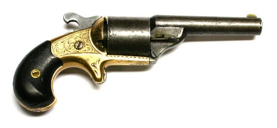 Civil War era Moore's Patent "Teat-Fire" 32RF Single-Action Revolver - Antique - no FFL needed (JEK)