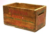 Remington Express Wooden 16 Ga 500-Shell Ammunition Box (A)