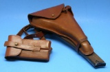 Imperial German Kriegsmarine Luger Stock, Holster, Pouch and Magazine Grouping (RPA)