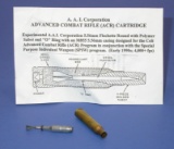 US Military Vietnam War era AAI ACR (Advanced Combat Rifle) Flechette Cartridge (JMB)