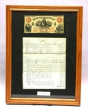 Louisiana 1840 Slave Purchase Document (SLH)