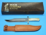 Collectable Buck Custom Shop Bowie Fighting Knife (DSA)