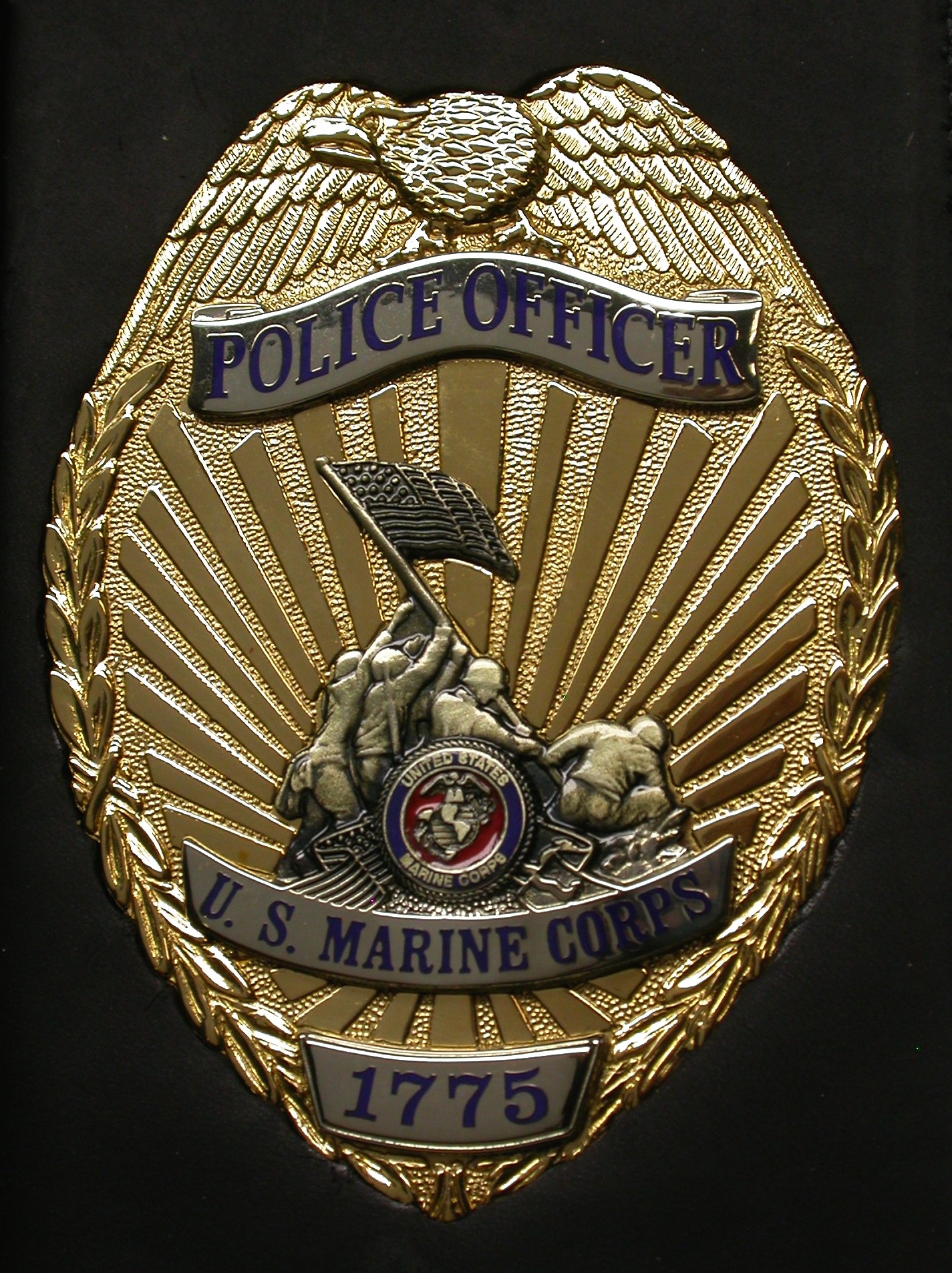 US Marine Corps Police Officer Badge (PWS) | Proxibid