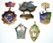 Group Lot of Five Soviet Commemorative Badges (A)