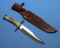 Spanish Muela Custom Stag-Handled Bowie Knife (DSA)