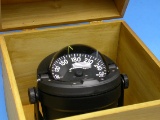 Cased Nautical-Marine Richie Poweramp Compass (CPD)