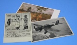 Three Nazi Germany WWII Postcards (SMD)