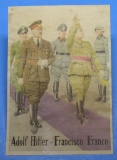 Spanish WWII Adolf Hitler - Francisco Franco Coupon Bond Print (WDA)