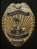 US Marine Corps Police Officer Badge (PWS)