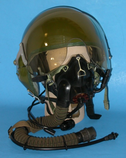 Soviet ZSH-3B Titanium Pilot flight Helmet for SU-25 Frogfoot/MI-24 Hind Soviet-Afghan War Era (CFB)