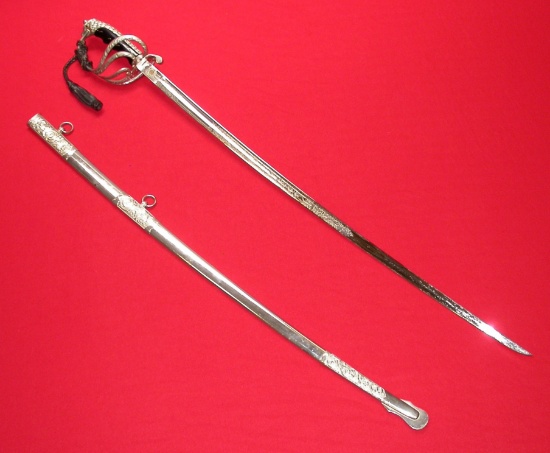 US Army Officer Presentation Dress Sword, Model 1902 (non-regulation) (SMD)