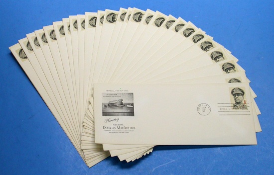 26 General Douglas MacArthur First Day Postal Covers (A)