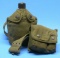 US WWII Era Pistol Belt, Jungle First Aid Kit, Canteen, Canteen Carrier and Cup Set (ACR)