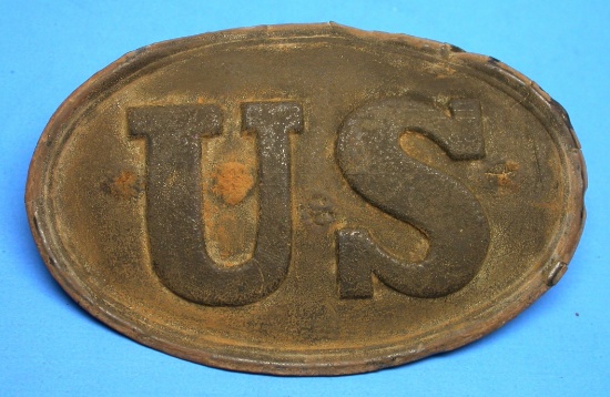 US Army Civil War Dug Cartridge Box Plate (A)