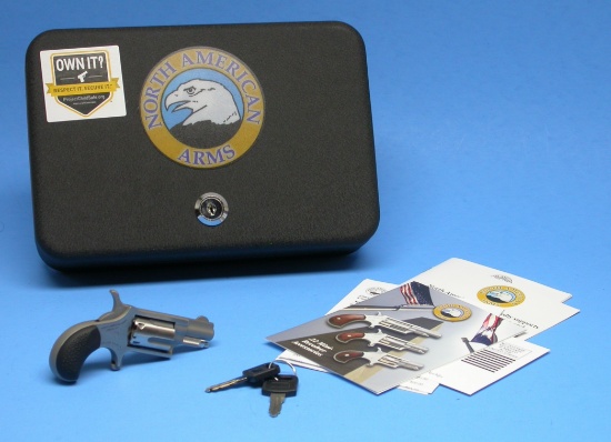 North American Arms Mini Revolver NAA-22LR-GRC With Box and Locking Case, FFL#L190202 (JWX)