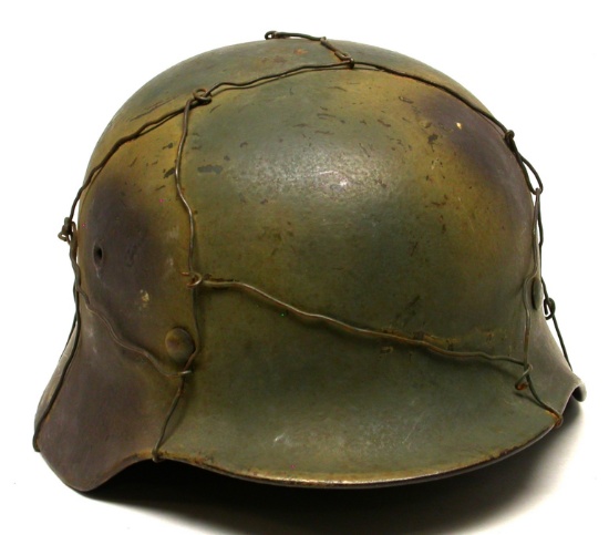 German Military WWII M40 Wire & Camo Combat Helmet (ASD)
