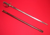 British Royal Artillery WWI-II Officer Sword (A)