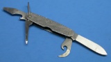 US Military 1984 Stainless Steel Pocket Utility Knife (RAP)