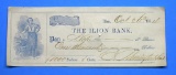 Signed Eliphalet Remington Bank Check (A)