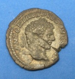 Ancient Imperial Roman Emperor Antonius Pius Silver Denarius Coin (A)