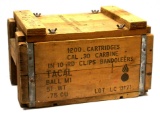 US WWII Era M1 Carbine Ammunition Crate (BCW)
