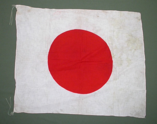 Imperial Japanese WWII "Meatball" Cotton Soldiers Flag (A)