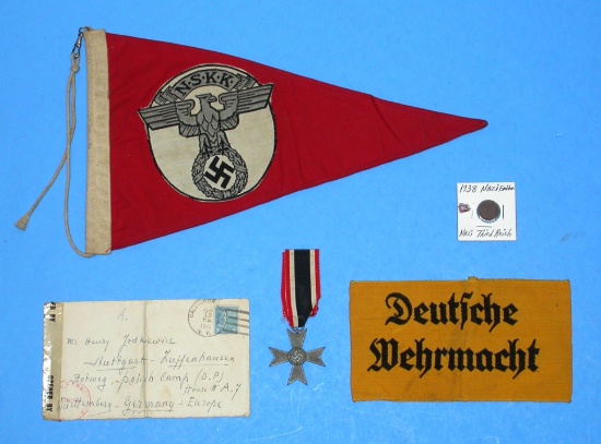 Group Lot of German WWII Nazi Memorabilia (RWM)