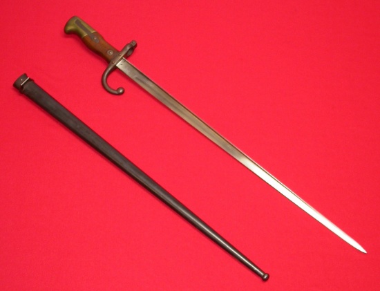 French Military M1872 Gras Rifle Bayonet (CPD)