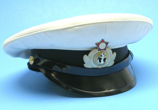 Soviet Naval Enlisted Sailors Dress Visor Hat (SMD)