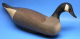 Hand-Carved Wooden Canadian Snow Goose Working Decoy (A)