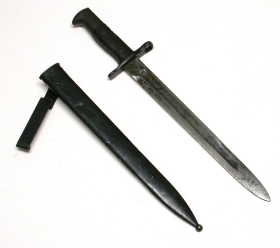 US Military Spanish-American War era Krag Rifle Bayonet (JGD))