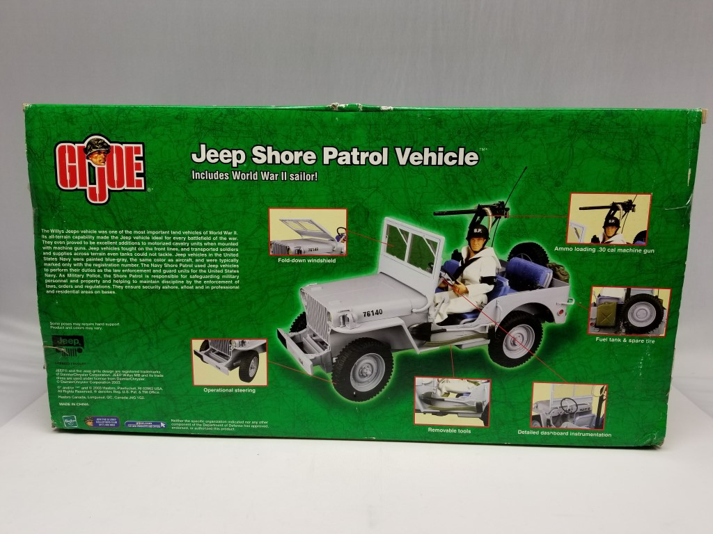 GI Joe 1:6 Scale Shore Patrol Jeep with 12 Inch | Proxibid