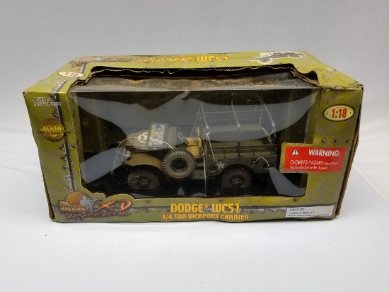 The Ultimate Soldier WWII Era Dodge WC51 3/4 Ton Weapons Carrier Scale Model (MGN)