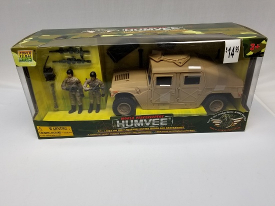 Power Team Elite World Peacekeeper Humvee and Figurines Toy (MGN)