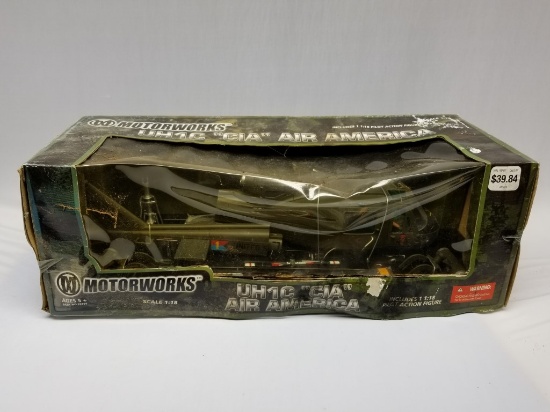 Motorworks Vietnam War Era UH1C "Huey" Helicopter 1:18 Scale Model (MGN)