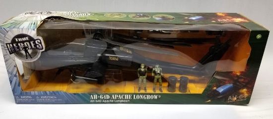 True Heroes AH-64D LongBow Apache Attack Helicopter Toy Model (MGN)